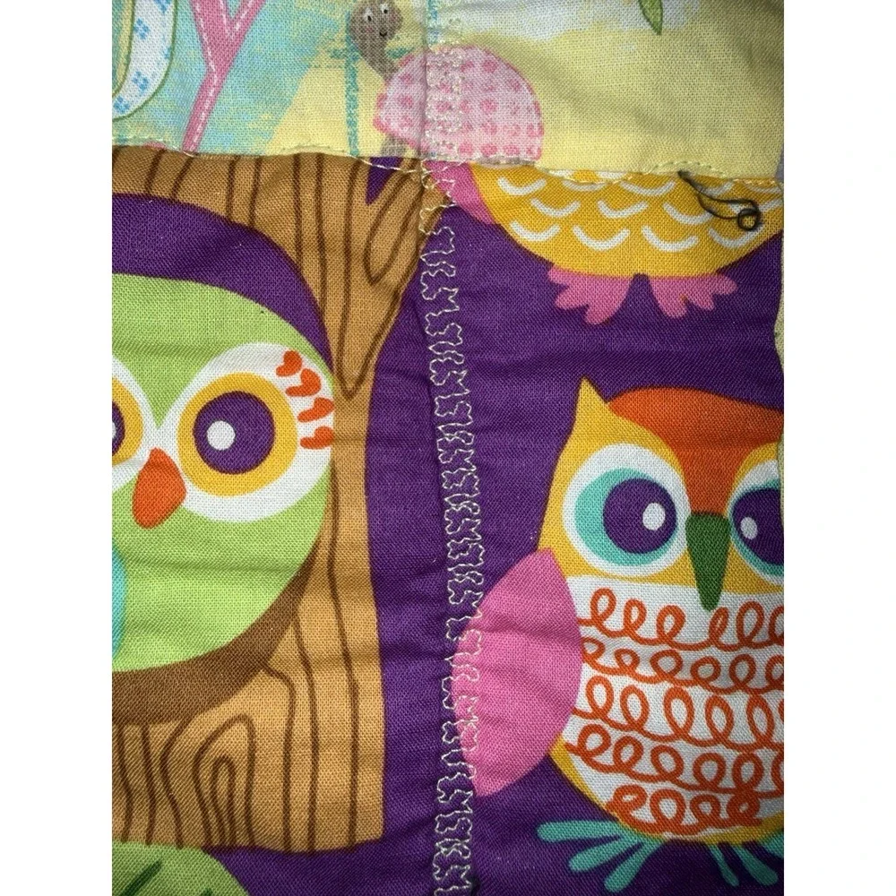 Handmade owl quilt
